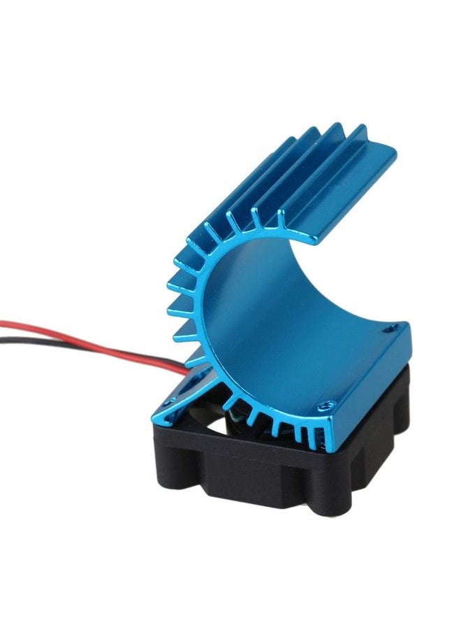 Mxfans 308006 Blue Aluminum Alloy 380 Motor Heatsink With Fan For Rc Car Motor Heat Sink  - Image 3