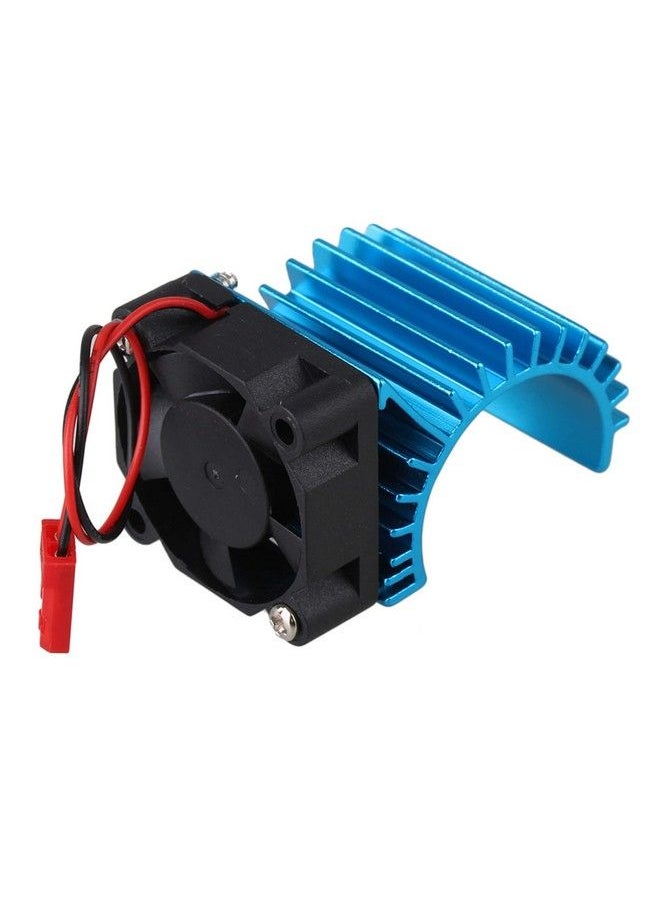 Mxfans 308006 Blue Aluminum Alloy 380 Motor Heatsink With Fan For Rc Car Motor Heat Sink  - Image 1