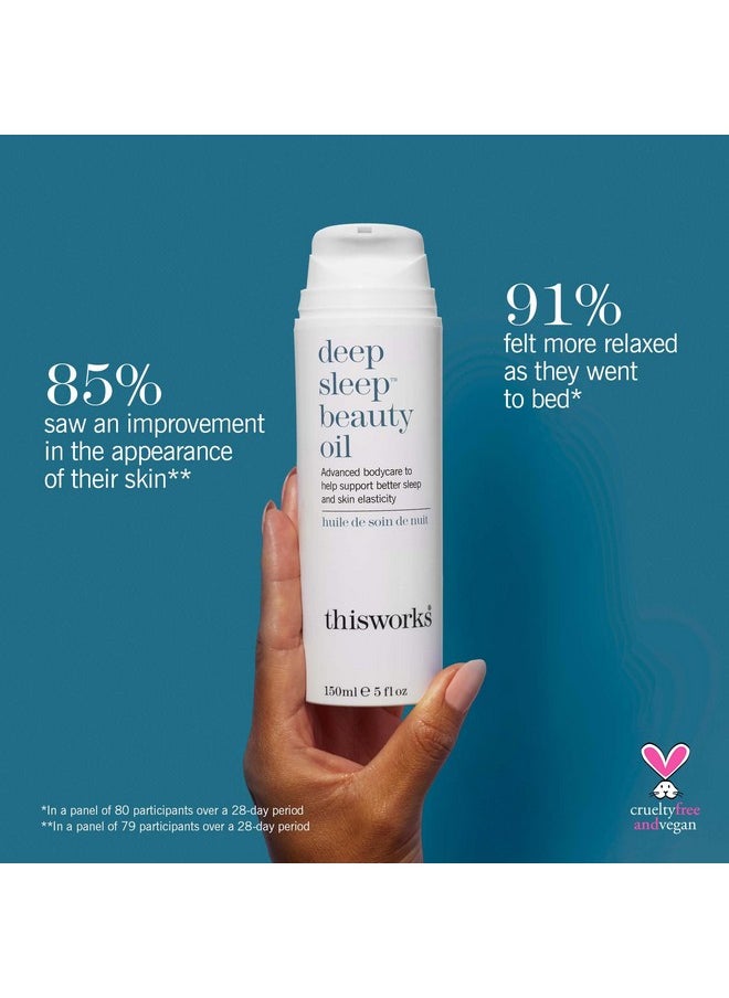 ThisWorks This Works Deep Sleep Beauty Oil - Clinically Proven Nighttime Treatment with Bakuchiol & Botanical Oils, Improves Skin Elasticity & Barrier Function, 5 Fl Oz  - Image 3