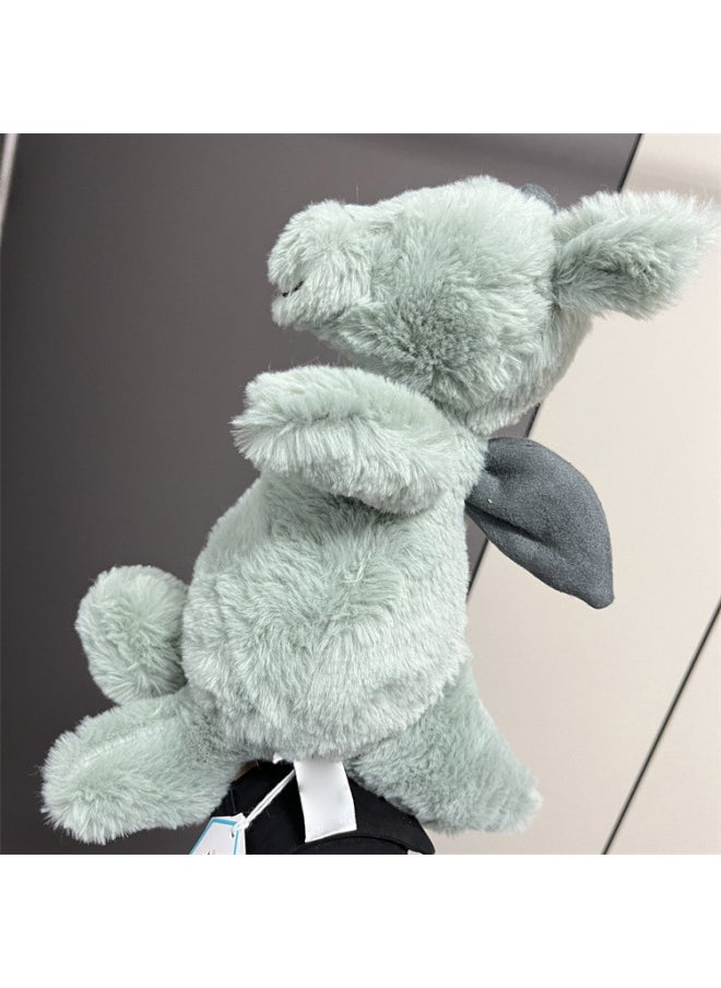 8674 Margin List! Soft Pacifying Plush Toy Shy Dragon Pacifying Toy Doll Gift Giving Shy Dragon Worker-Specifications:Height 31cm-Color:Shy Dragon Plush Toy  - Image 1
