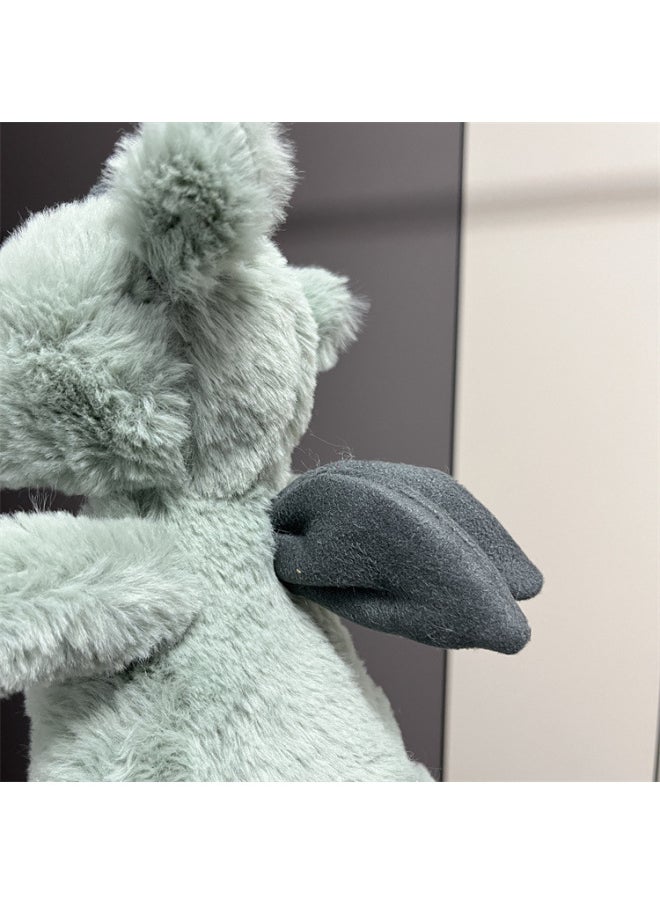 8674 Margin List! Soft Pacifying Plush Toy Shy Dragon Pacifying Toy Doll Gift Giving Shy Dragon Worker-Specifications:Height 31cm-Color:Shy Dragon Plush Toy  - Image 4