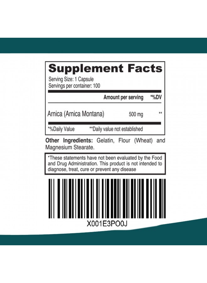 Arnica Montana Capsules 100 Capsules