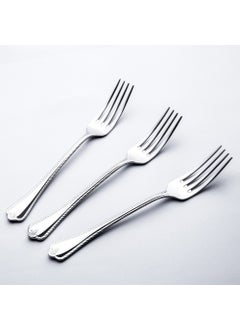 Nehir Fulya Plain Set of 6 Dinner Forks 