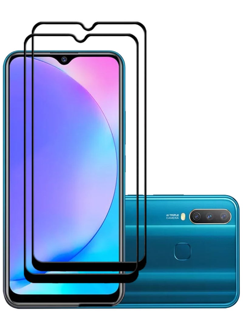 ACLIX 2 Pieces Antistatic ESD Dustproof Premium Quality High Definition Tempered Glass Screen Protector Designed For vivo Y17 - Image 1