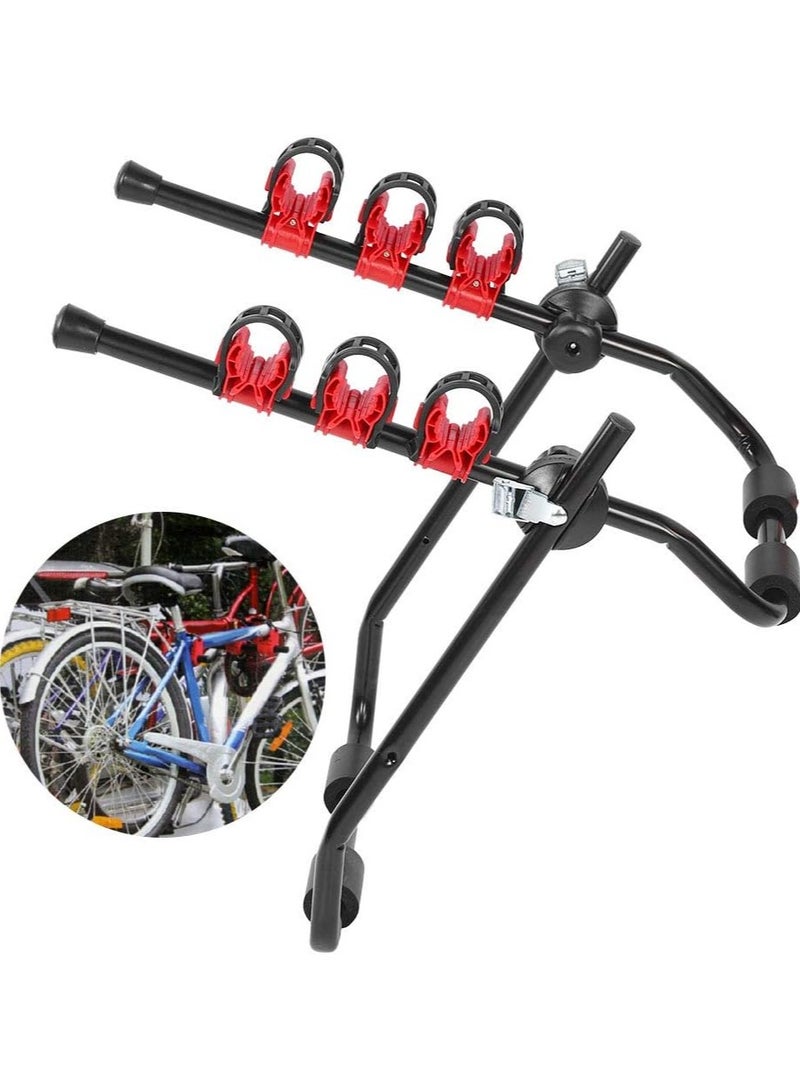 A bike holder that can accommodate 3 bikes and is mounted on the car - Image 2