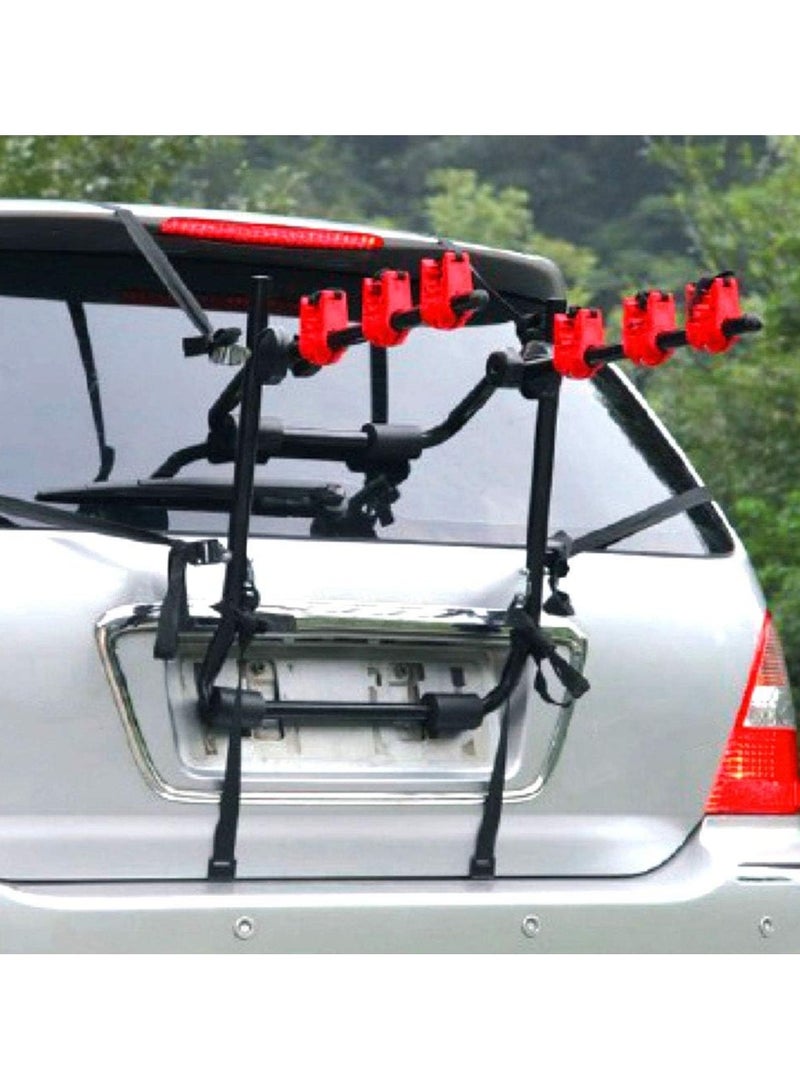 A bike holder that can accommodate 3 bikes and is mounted on the car - Image 3