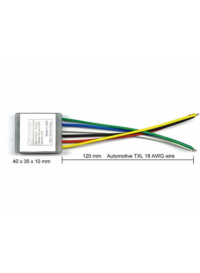 Timers.shop Timer WIFI 10 AMP 6V 12V 18V 24V TIME ON OFF DELAY CONFIGURABLE, CYCLING and OPTIONAL TRIGGER - Image 3