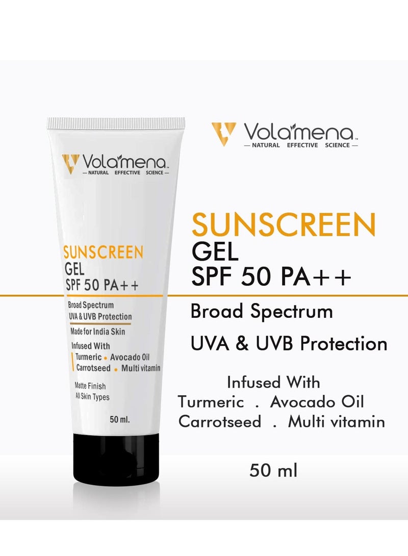 VOLAMENA WITH DEVICE Sunscreen Gel with SPF 50  50ml - Image 2
