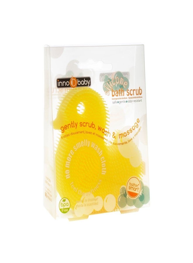 Innobaby Silicone Duck Scrub for Babies, Toddlers and Kids, Bath Time Essential, Loofah Alternative For Kids, Made With Quick-Dry Food Grade Silicone - Yellow Duck - Image 3