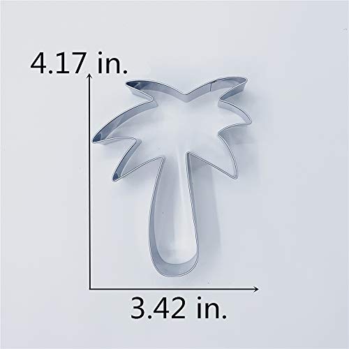 LILIAO Palm Tree Cookie Cutter - 3.4 x 4.2 inches - Stainless Steel - Image 3