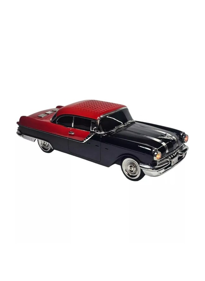black car with Wireless Car Bluetooth Portable Speaker with LED Front Light & USB/TF/FM Inputs
