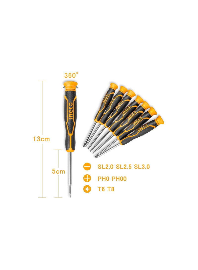 INGCO Precision Screwdriver Set 7 PCS - Image 3