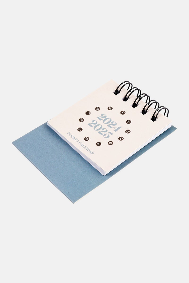 Muy Mucho Mini Pocket Calendar 6 x 6 cm, White - Image 2