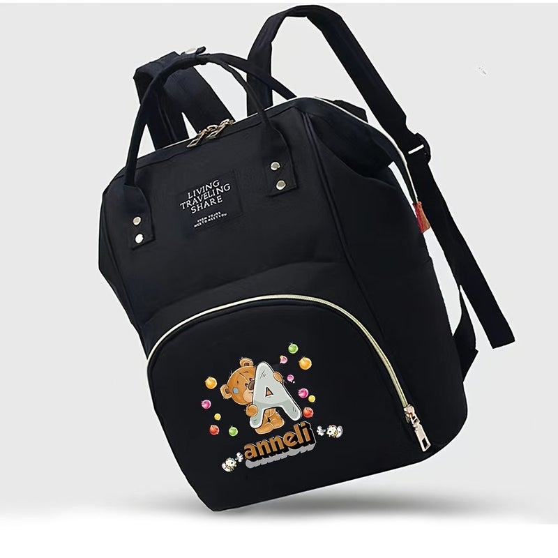 Style B Custom Mommy Backpack Diaper Bag Travel Essentials Large Capacity Nappy Nursing Organizer - Image 4