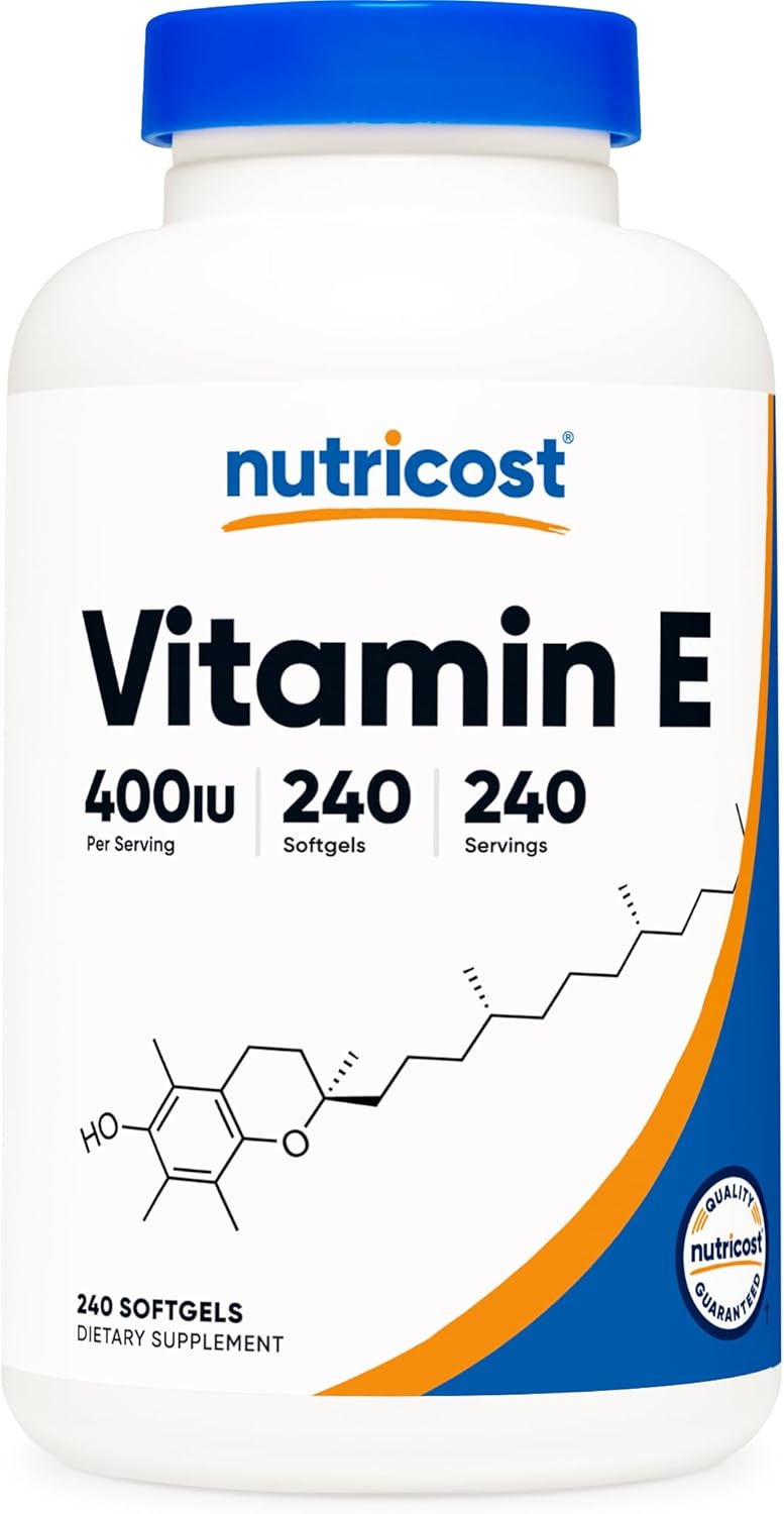 Nutricost Vitamin E Softgels 400 IU for Adults - Image 1