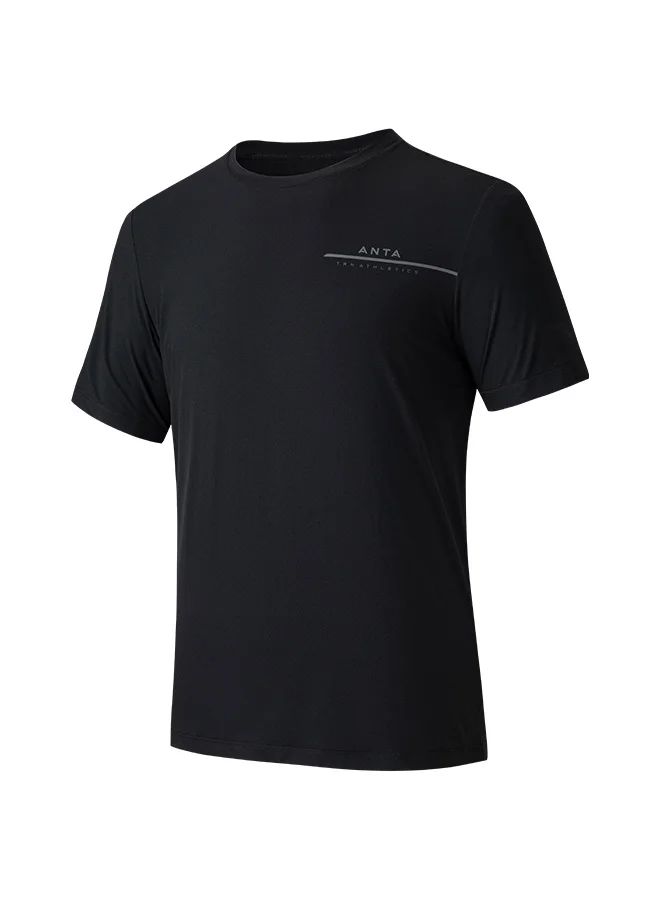 ANTA Men's Regular Fit Workout Training Commute Short Sleeve Tee