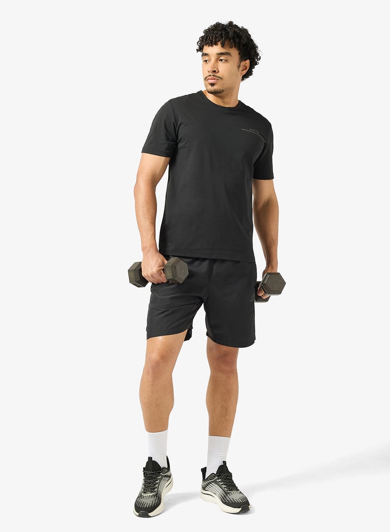 ANTA Fast-Dry Performance Cotton Tee/Liren™ T-Shirt/Fast-Dry Performance · Soft Cotton Feel · Flexible Comfort - Image 4