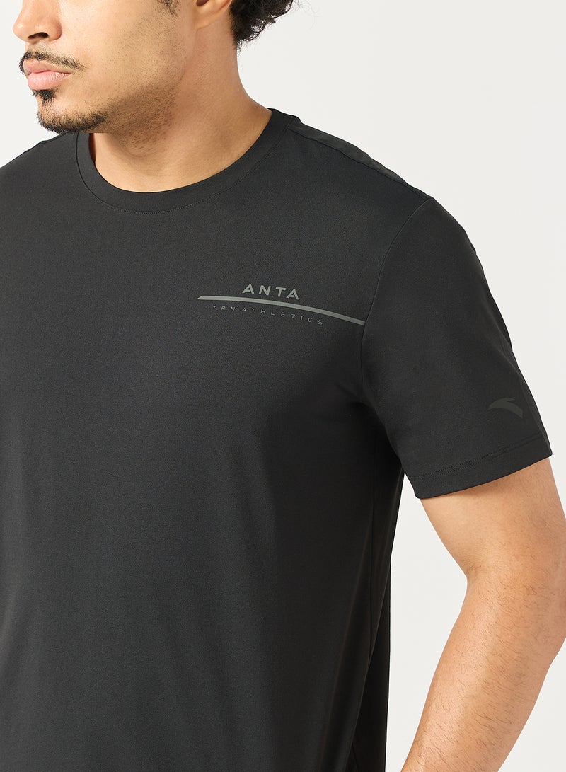 ANTA Fast-Dry Performance Cotton Tee/Liren™ T-Shirt/Fast-Dry Performance · Soft Cotton Feel · Flexible Comfort - Image 3