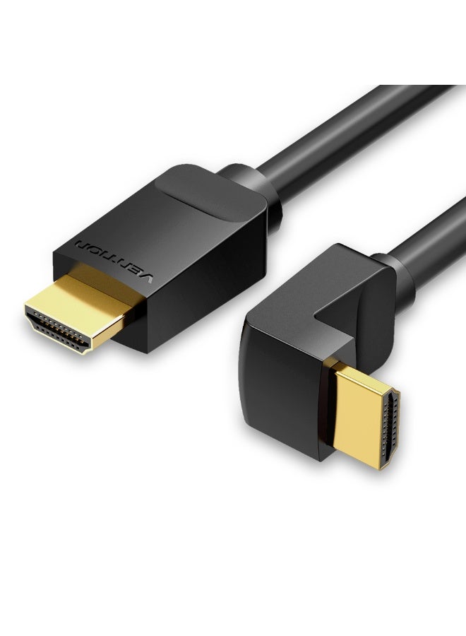 VENTION HDMI Right Angle  Cable 90 Degree 5M Black Model - Image 1