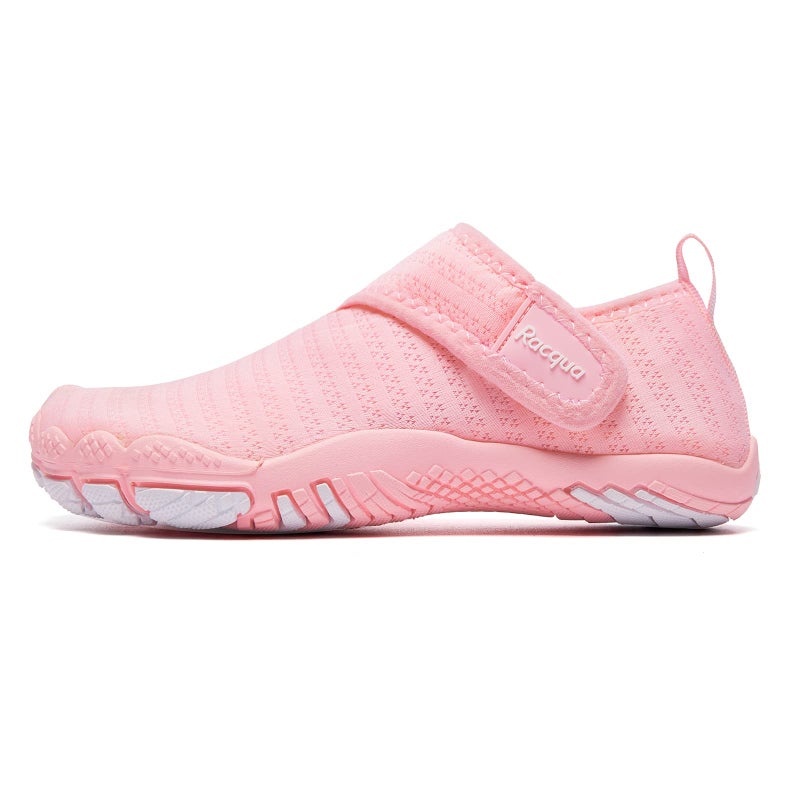 Racqua Kids Water Shoes Girls Quick Dry Lightweight Sport Beach Aqua Shoes Barefoot Outdoor Swim Pool Walking Boating Surfing Shoes Little Kid Pink 13 - Image 3