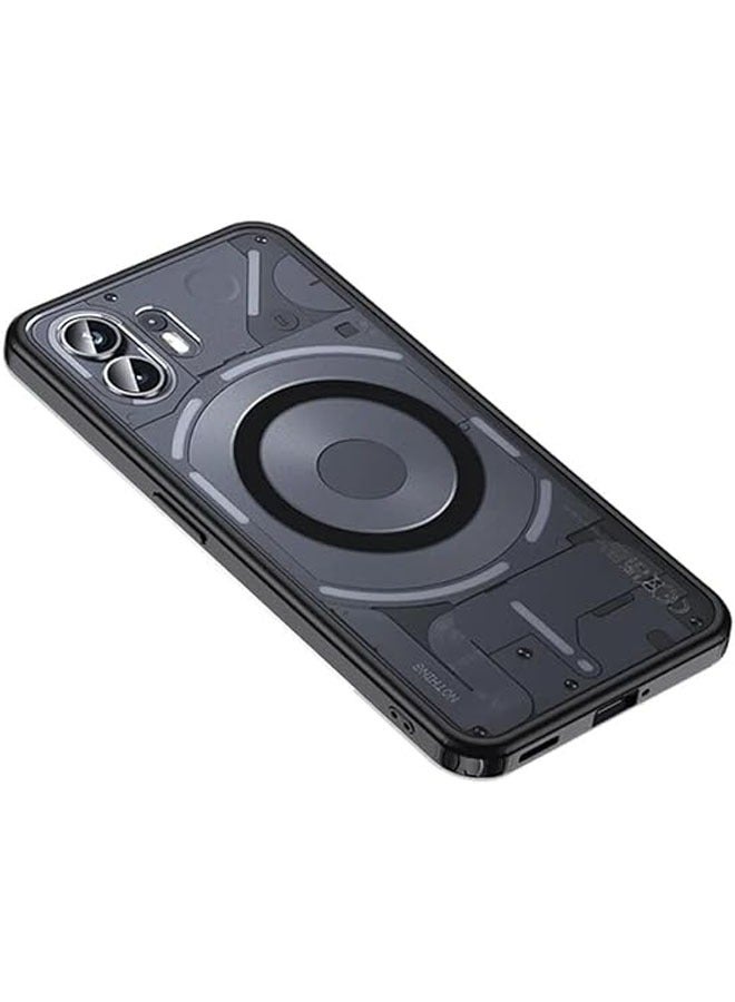 عام متوافق مع حالة هاتف Nothing Phone2 شفافة HD درع مانع للانزلاق وحافية للحماية - Image 1