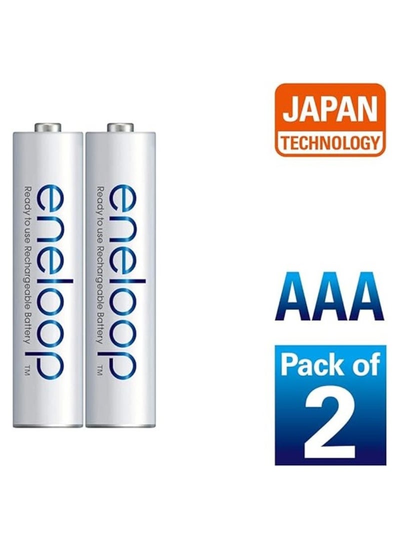 Panasonic - Panasonic Eneloop 2-Cells 800mAh AAA Rechargeable Batteries - Image 1