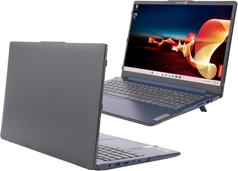 mCover Case Compatible for 2022-2024 15" Lenovo IdeaPad Slim 3 | 3i 15ABR8 / 15AMN8 / 15IAH8 / 15IAN8 / 15IRH8 / 15IRU8 Windows Computers (Not for Other Lenovo Models), Black - Image 1