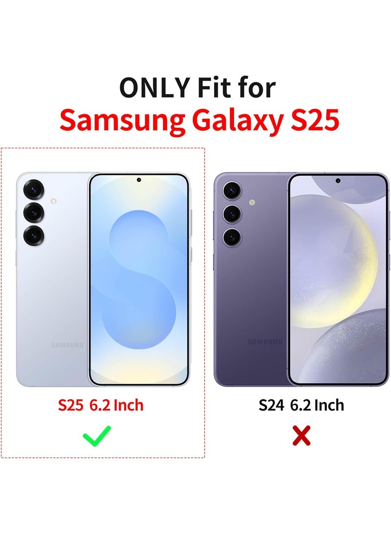 BORTONY Samsung Galaxy S25 MagSafe Case Support Wireless Charging Slim Thin Magnetic Cover for Galaxy S25  Anti Scratch Shockproof Hard Transparent Phone Case for Galaxy S25 6.2 Inch - Image 2