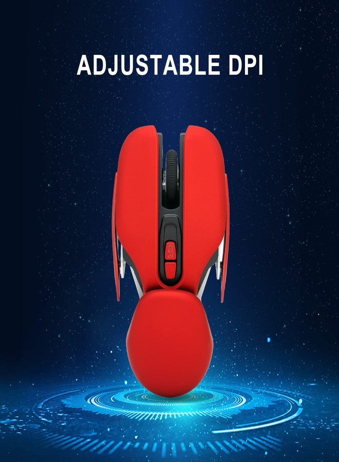 ciciglow Ergonomic Gaming Mouse with Adjustable 800/1200/1600 DPI, 16 Way Automatic Frame Skip Rechargeable Laptop Tablet Computer Office Optics for Gamer, PC - Image 4