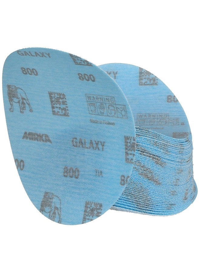Mirka GalaxySandpaper 5 inch (125mm) - Grit 800, 50 Discs/Pack - Hook & Loop - Premium Abrasive for Epoxy Resin, Wood, Metal - Non-Clogging, Self-Sharpening Technology - Ideal for Power Sanders - Image 5