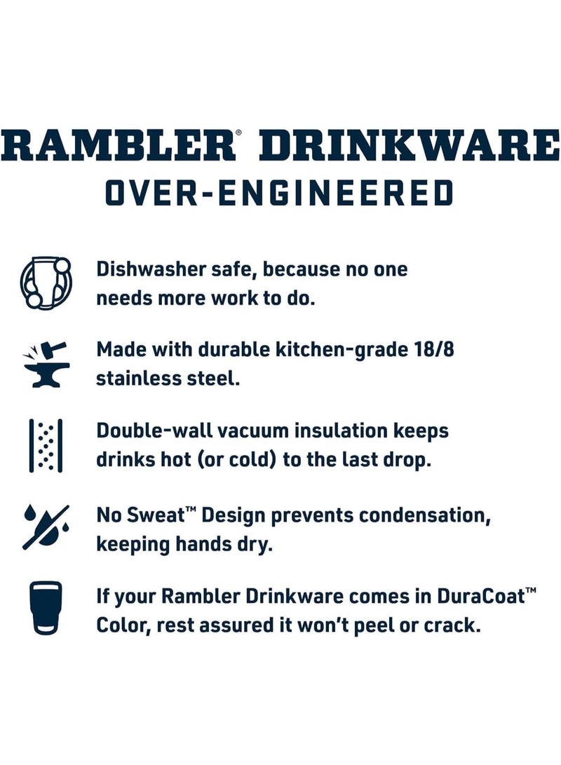 YETI Rambler 30 oz Stainless Steel Vacuum Insulated Tumbler w/MagSlider Lid - Image 4