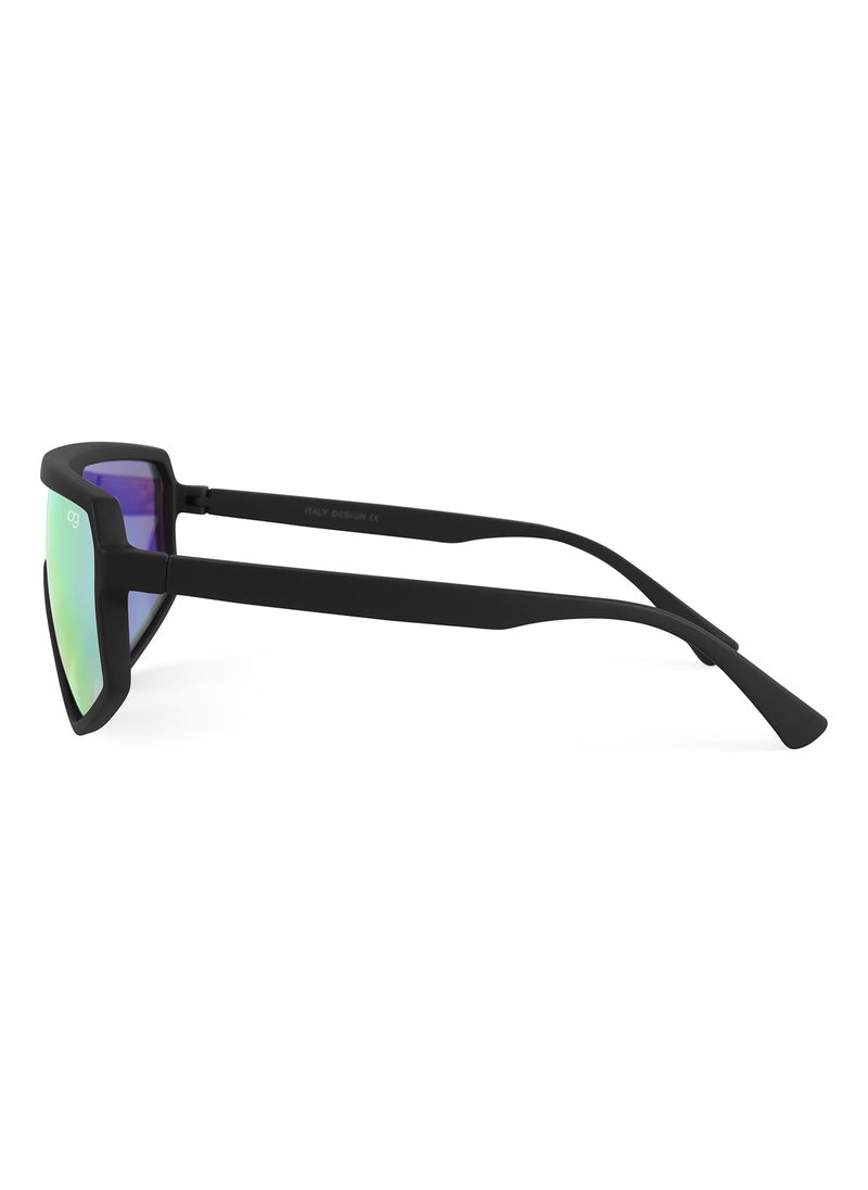Woggles Uv-Protected Orange X Black Sports Sunglasses  - Image 5