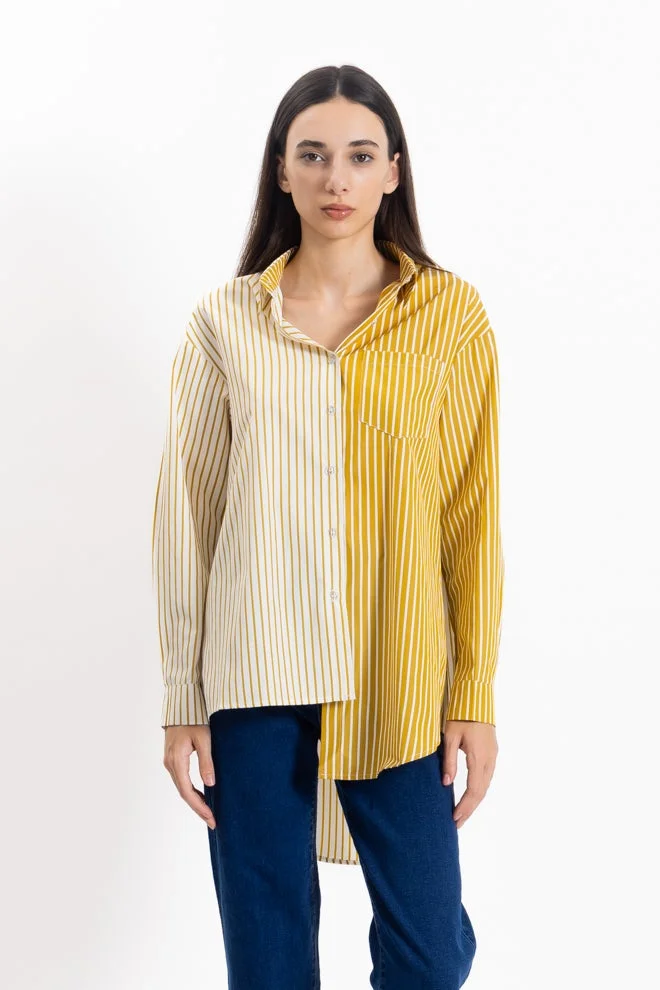 شايبس قميص قطني مخطط مريح