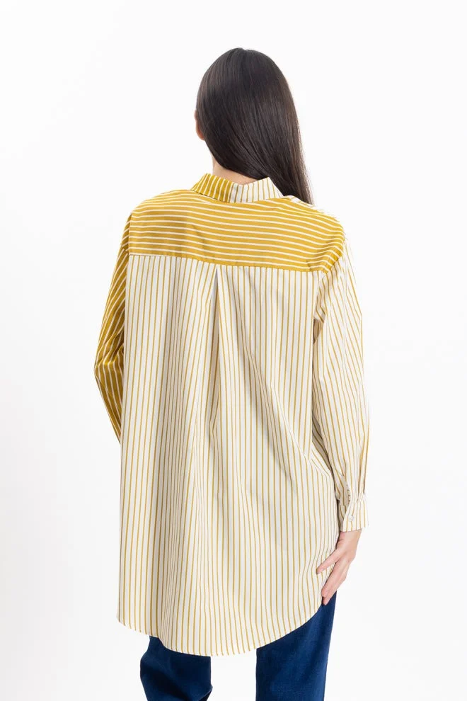 شايبس قميص قطني مخطط مريح