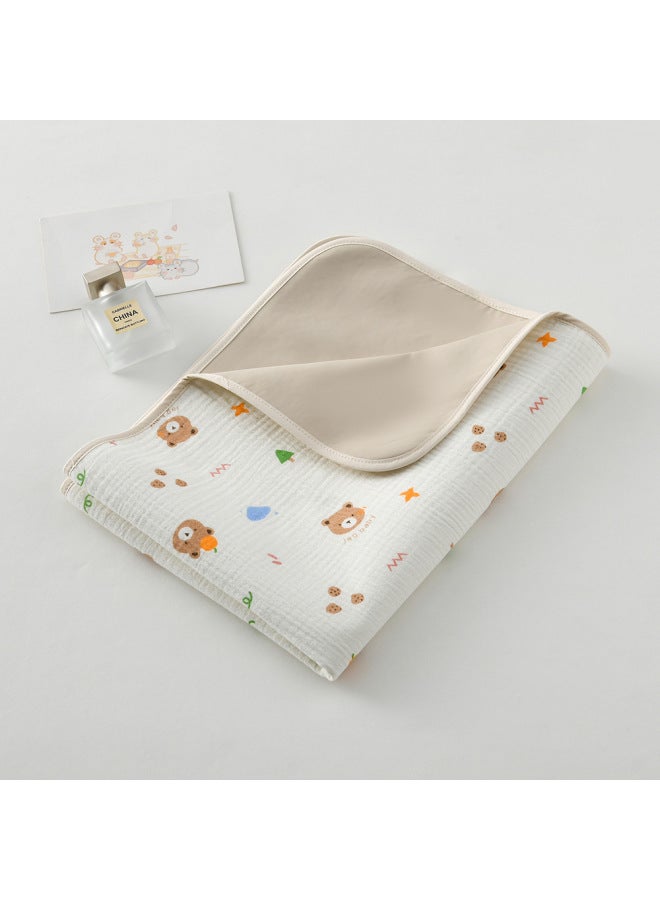 Baby Diaper Pad Washable Pure Cotton Class A Waterproof Breathable Baby Anti-urine Four Seasons Diaper Pad Aunt Period Physiological Pad