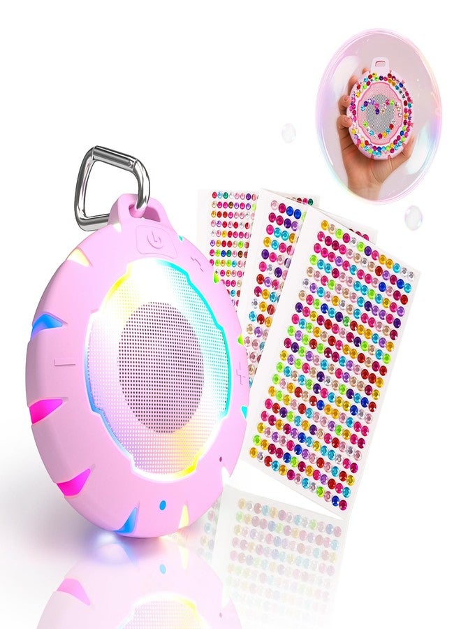 HEYSONG Bluetooth Shower Speaker + DIY Diamond Stickers - Great Gift for Girls - Image 1
