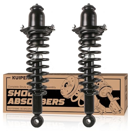 KUIPERAUTO Rear Struts Pair Complete Assembly Shocks Absorbers Coil Spring Compatible for 2003-2008 Toyota Matrix/Pontiac/Corolla 171373R 171373L (2PCS) - Image 1