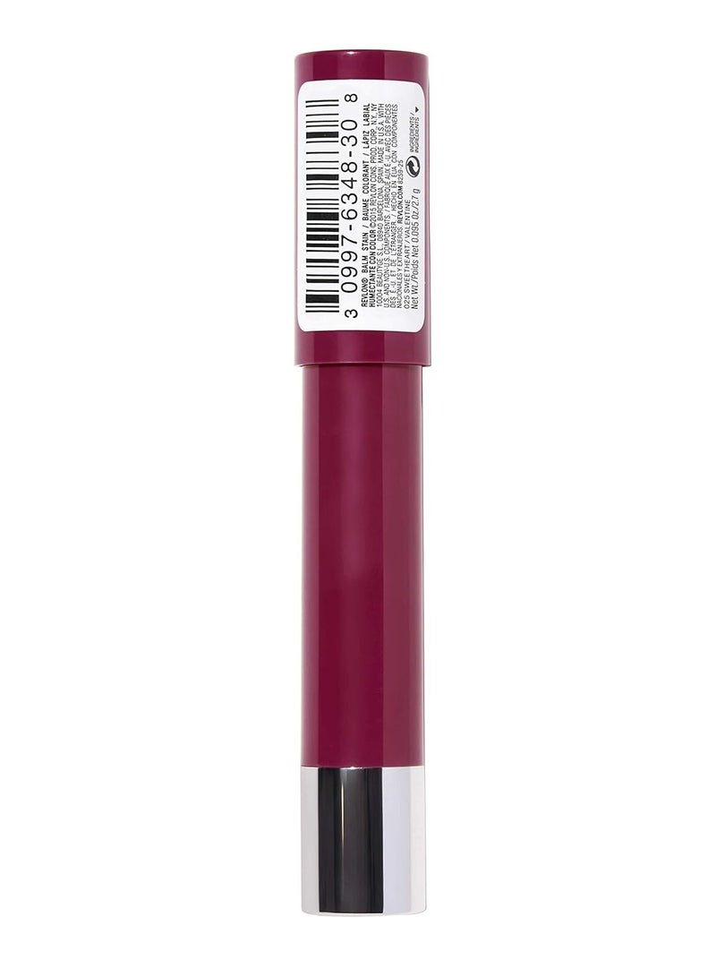 Revlon Lip Balm, Tinted Lip Stain, Face Makeup with Lasting Hydration, Infused with Shea Butter, Mango & Coconut Butter, Shimmer Finish, 0.01 Oz Smitten - Image 3