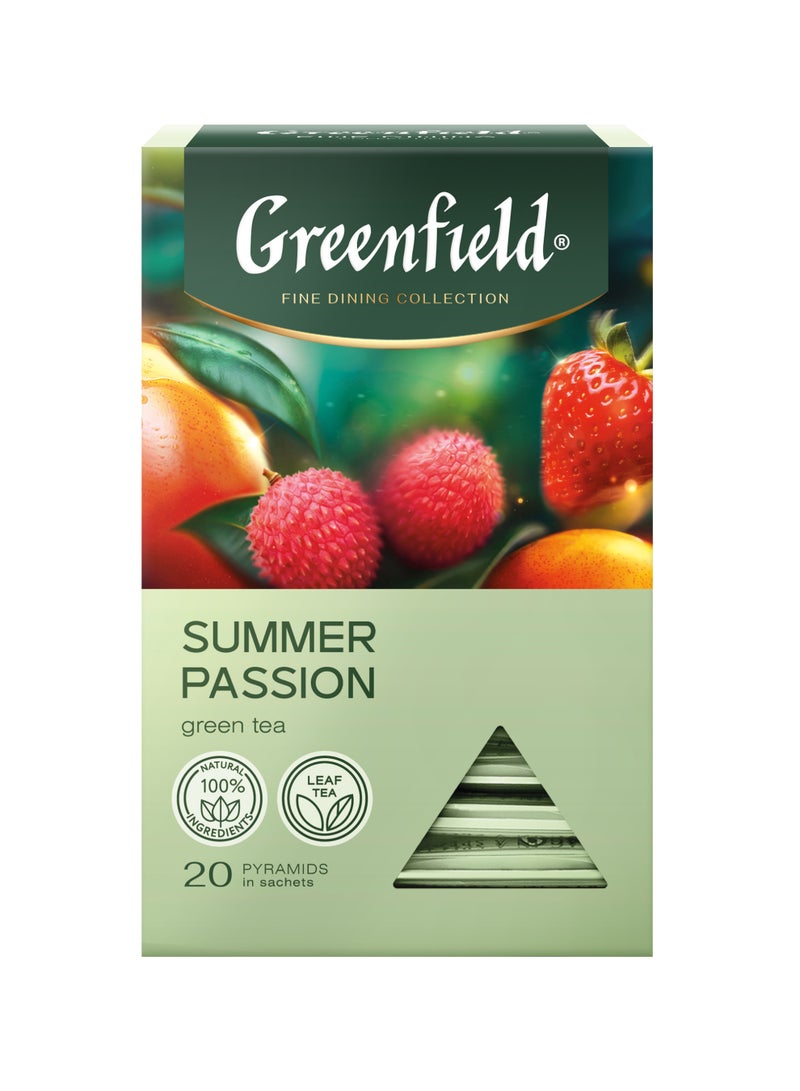 Greenfield Green Tea Summer Passion  36gm