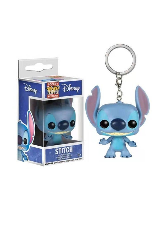 Cartoon Key Chain Pendant Hand Gift-Color:Stitch Keychain  - Image 1