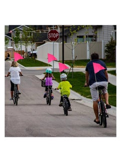 6ft Bike Safety Flag with Fiberglass Pole & Mounting Bracket, Trailer Flag, Bicycle Bracket Height, Visibility for Kids Adults (Pink) - pzsku/Z1CF1FA0E28BDD55A951EZ/45/_/1671027277/b3459eb5-2f74-4e61-b834-064294872c26