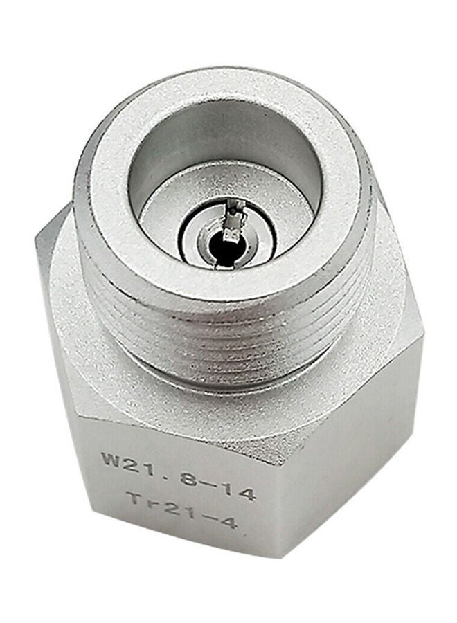 NIBEMINENT Aquarium Fish Tank Regulator Silver 8x3x5cm - Image 1