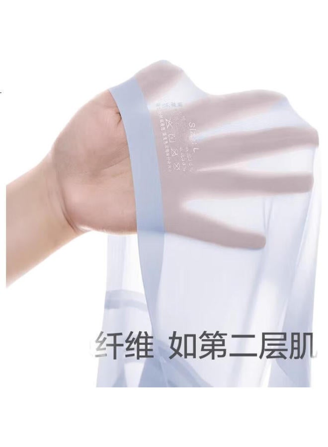 Modal 2 Pieces Ultra-Thin Breathable Women'S Underwear Thin Ice Silk Seamless Wire-Free Push-Up Bra Large Size Sports Beauty Back - Image 3