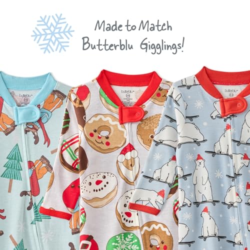 Butterblu Scout Sleep & Play 100% Organic Cotton Footed Zip Front Sleeper Pajamas for Baby Boys, Born to Ride, 0-3 Months - Image 5