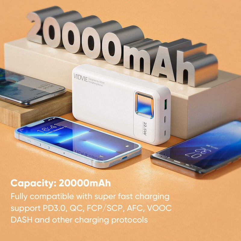 Vidvie بنك الطاقة PB768 بسعة عالية 20,000mAh لجميع أجهزتك - Image 2