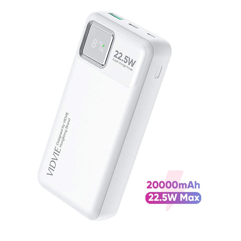 Vidvie بنك الطاقة PB768 بسعة عالية 20,000mAh لجميع أجهزتك - Image 1