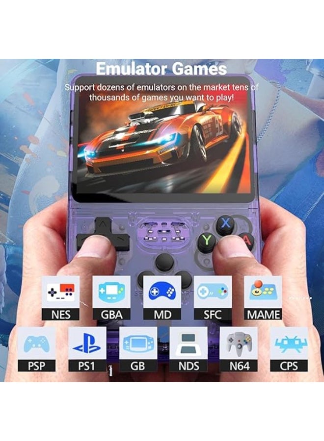 Wheels R36S Game Console 3.5 Inch Portable Retro Game Console Built-in 15000+ Games Open Source Linux System With 64GB Memory Card Video Games Console Toys And Games IPS Screen - Image 5