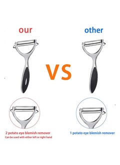 Generic Kitchen Vegetable Peeler for Fruit，Peeler for kitchen，Potato peelers， Y-shaped and I-Stainless Steel Peeler with ergonomic non-slip handle and sharp blade  - Image 3