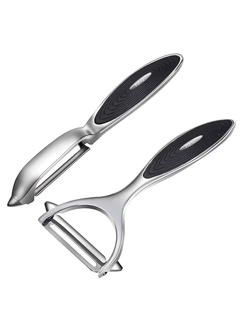 Generic - Kitchen Vegetable Peeler for Fruit，Peeler for kitchen，Potato peelers， Y-shaped and I-Stainless Steel Peeler with ergonomic non-slip handle and sharp blade - Image 1