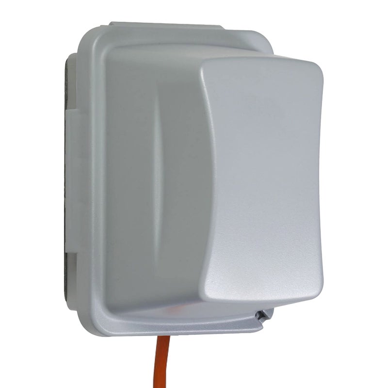 غطاء بلاستيكي مقاوم للعوامل الجوية Taymac MM710G Jumbo بعمق 434 بوصة 16 تكوين عمودي أفقي مجموعة واحدة رمادي